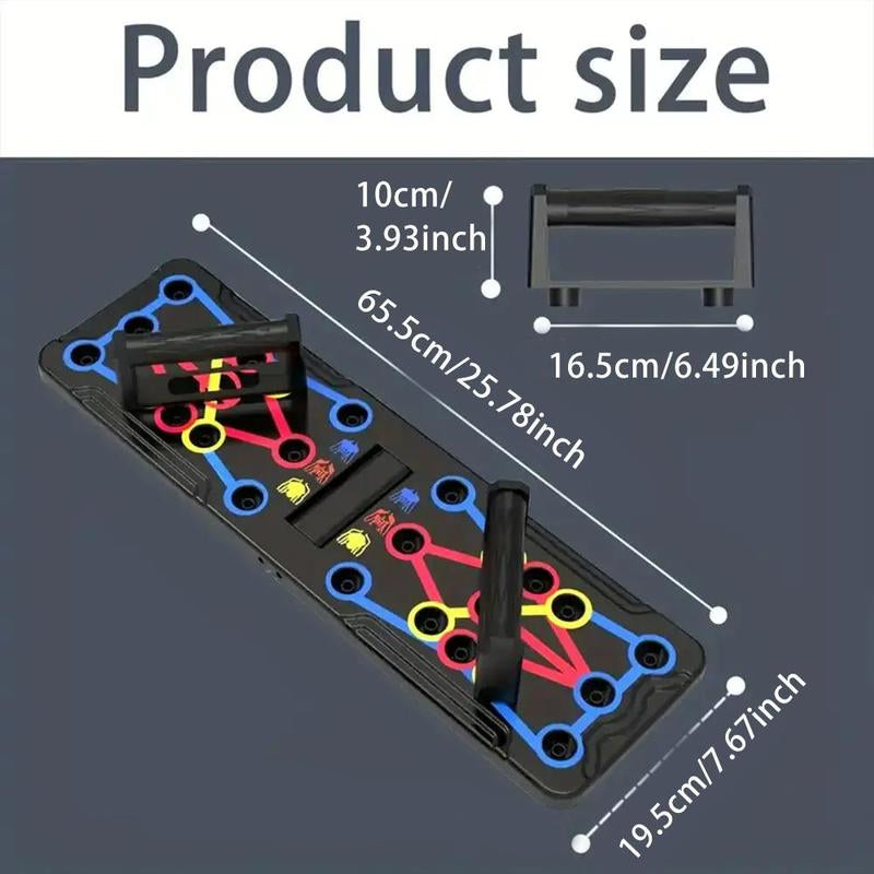 Push up Board, Abdominal and Chest Muscle Training Folding Push up Stand, Portable Fitness Equipment for Home Gym